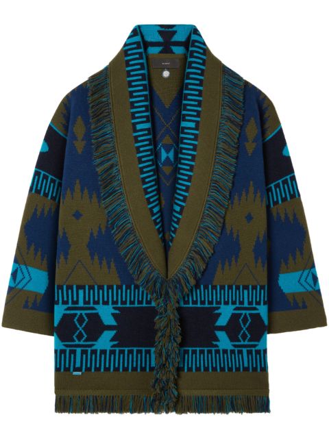 Alanui Icon jacquard cashmere cardigan Women