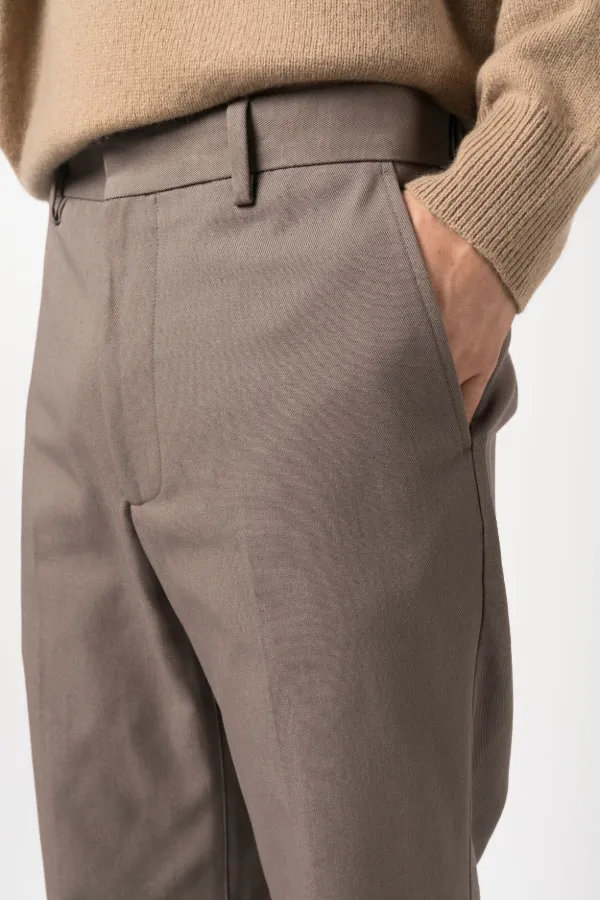 Acne Studios straight-leg Tailored Trousers | Brown | FARFETCH