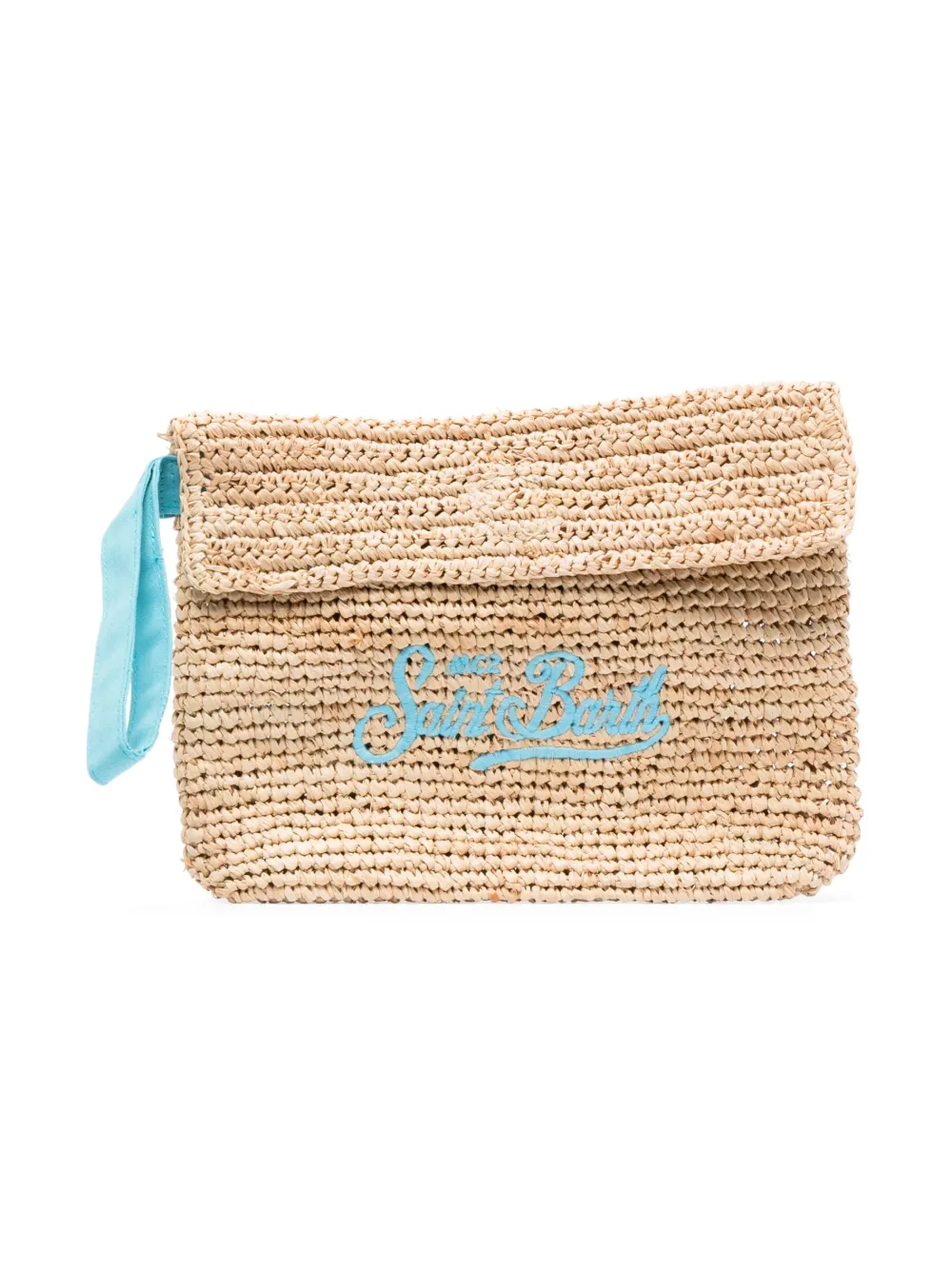Mc2 Saint Barth Kids' Clutch Raffia06033d In Neutrals