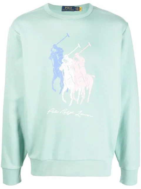 Polo Ralph Lauren logo-print cotton sweatshirt