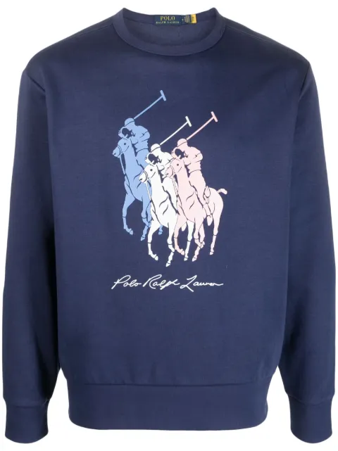 Polo Ralph Lauren logo-print cotton sweatshirt