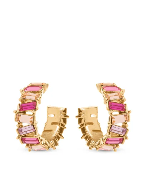Oscar de la Renta Messy hoop earrings
