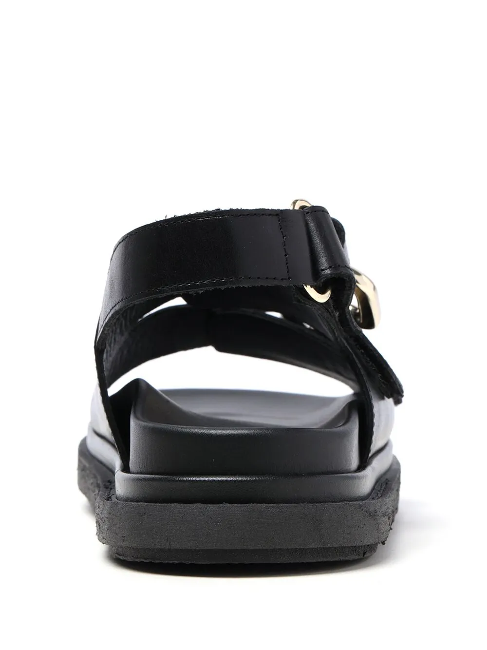 ALOHAS Harper Leather Flat Sandals Farfetch