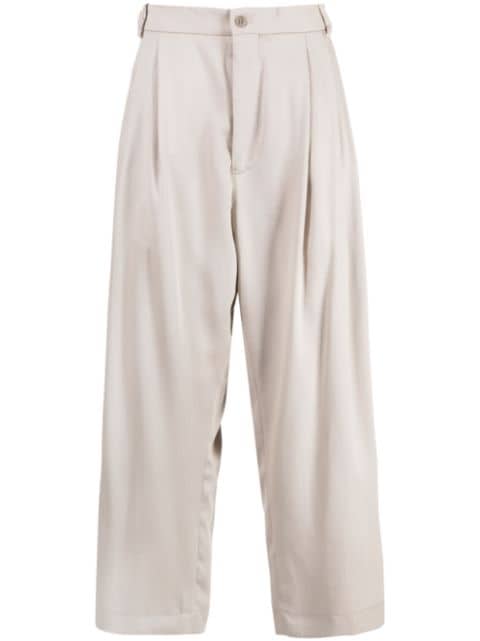 Hed Mayner pleated straight-leg trousers