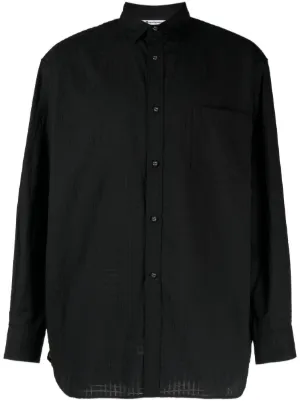 Raf Simons ボタン シャツ | ブラック | FARFETCH JP