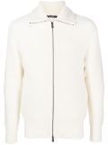 Tagliatore zip-up knitted jumper - Neutrals