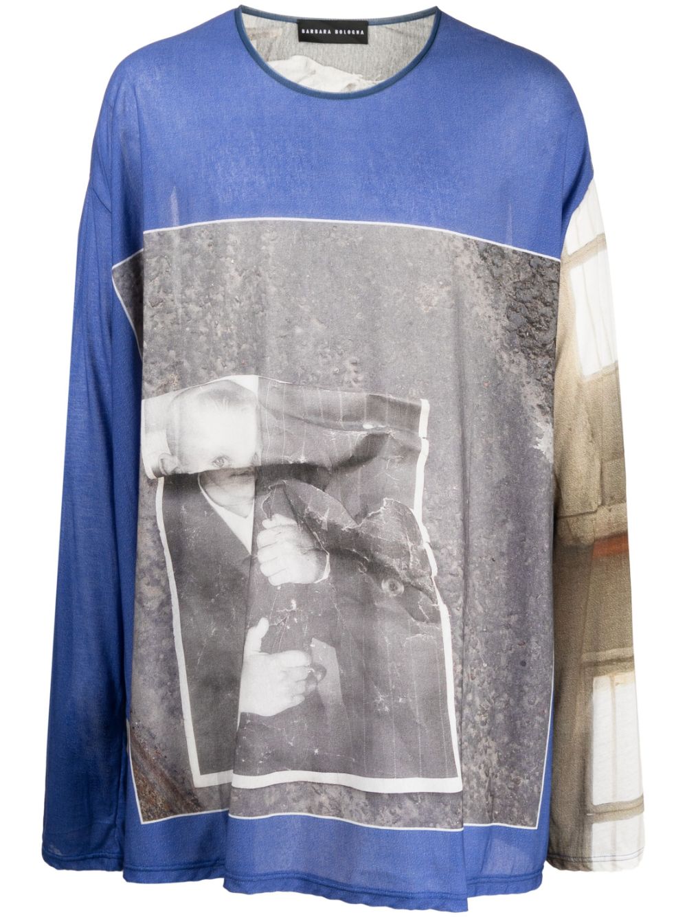 Barbara Bologna photograph-print cotton T-shirt - Blue