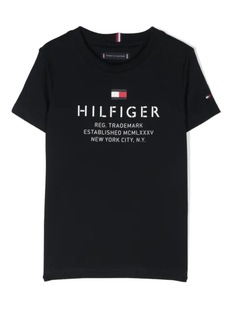 Tommy Hilfiger Junior logo-print cotton T-shirt