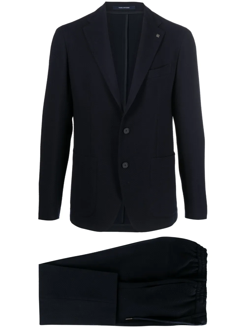 Tagliatore traje texturizado con botones | azul | Image 1