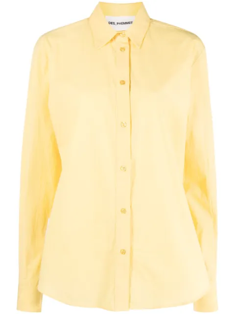 logo-tape long-sleeve shirt