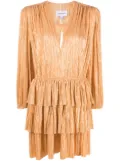 Sabina Musayev Mina tiered dress - Orange