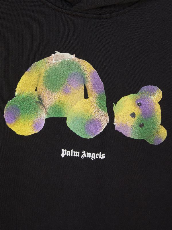 Palm Angels Kids Teddy Bear logo-print long-sleeve Top - Farfetch