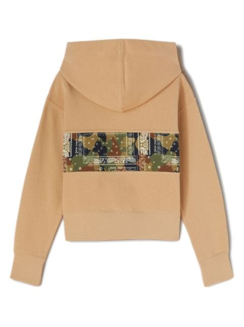 camouflage-print cotton hoodie