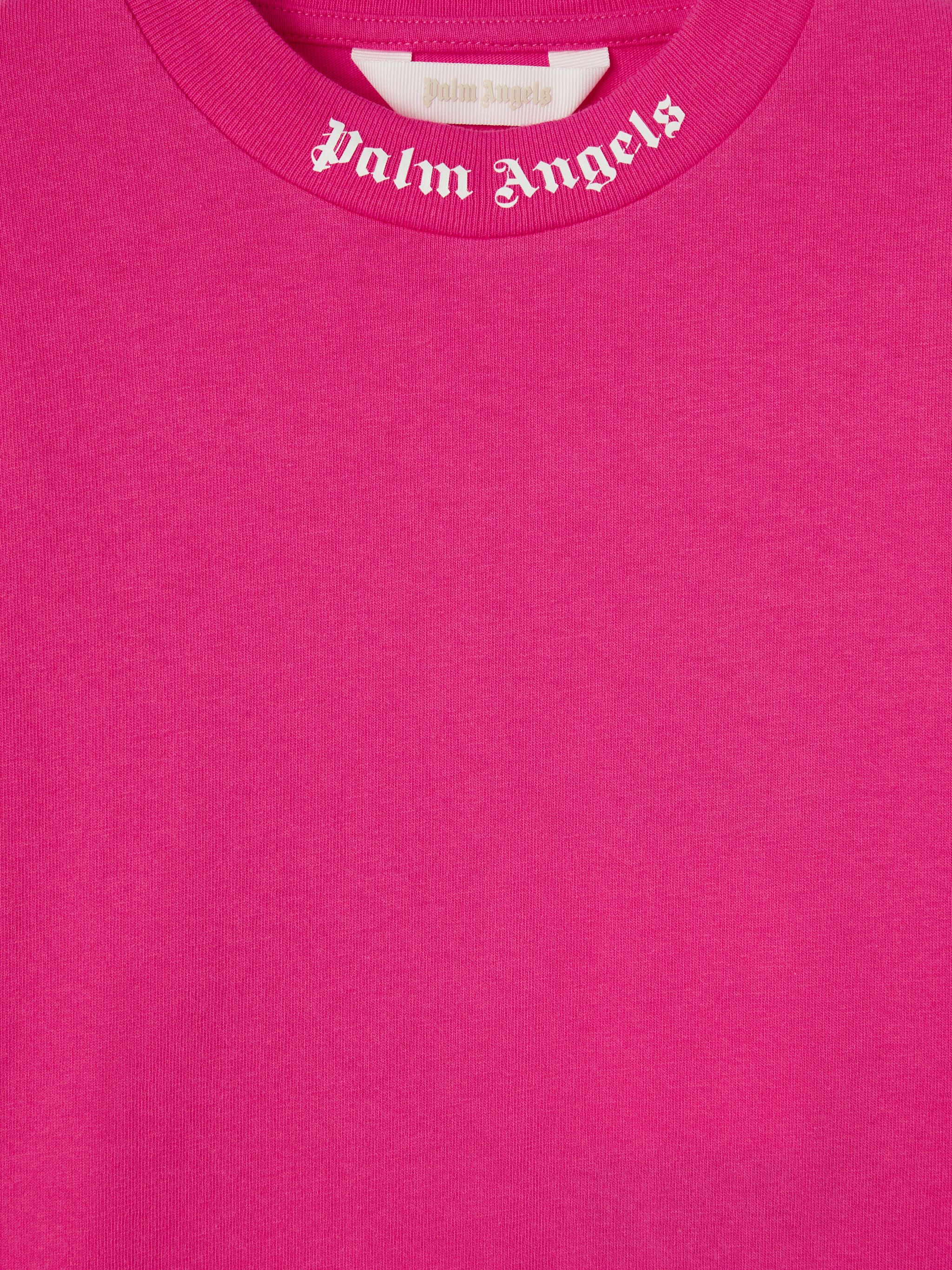 PALM ANGELS t-shirt CLASSIC OVERLOGO Pink for girls