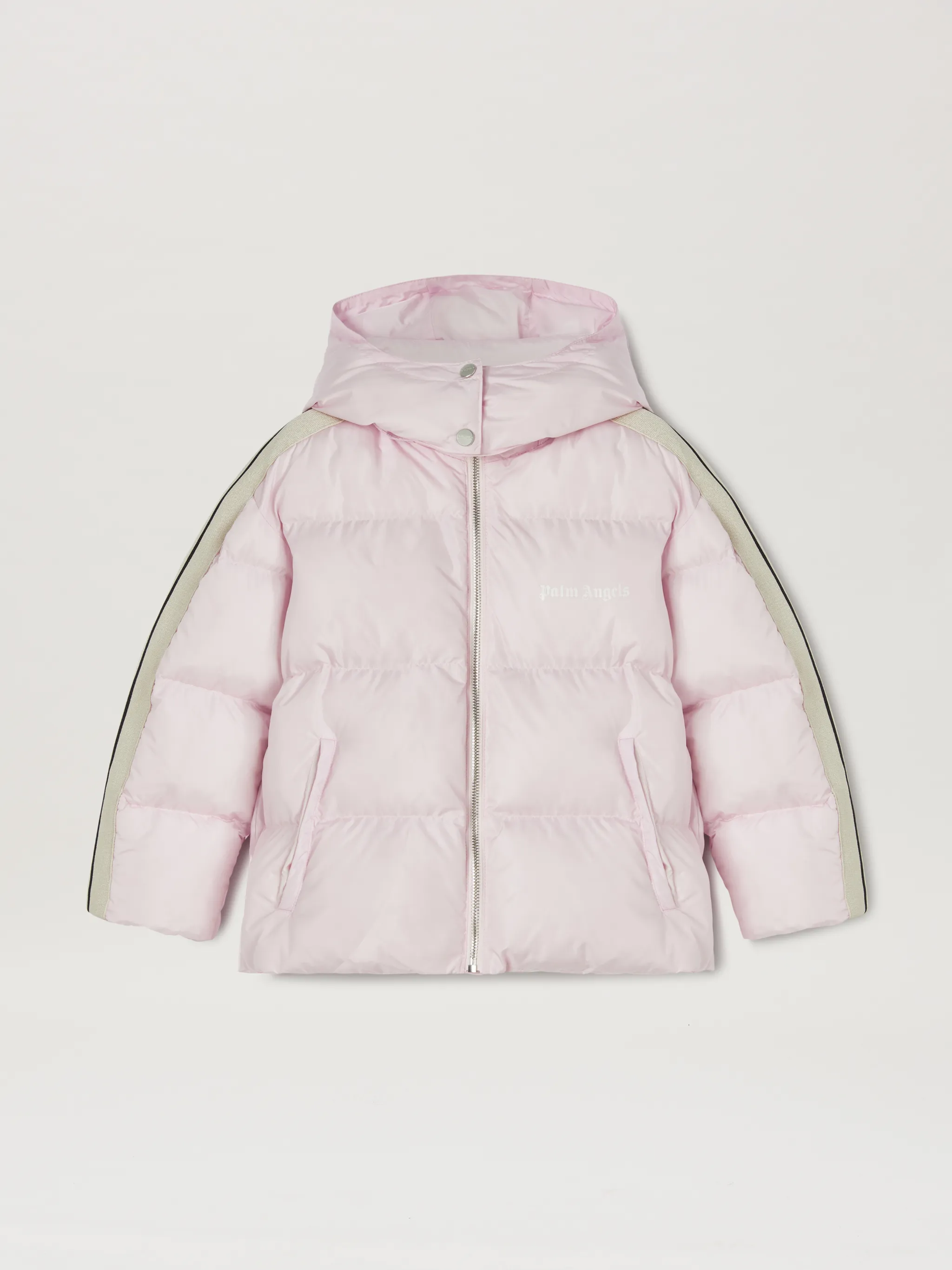 Logo Track Hooded Puffer Jkt