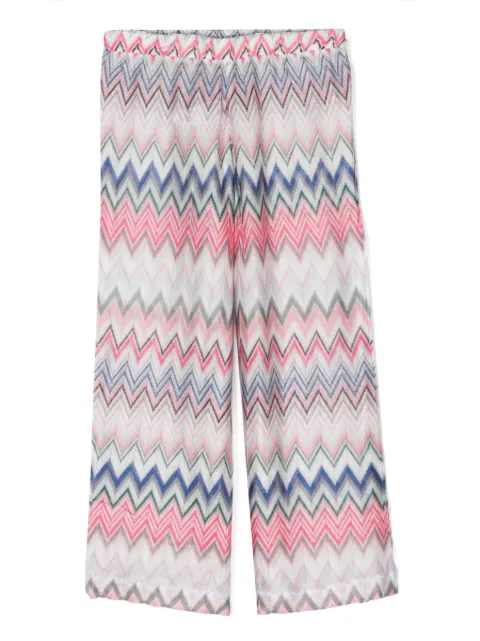 MC2 Saint Barth Kids zig-zag print trousers