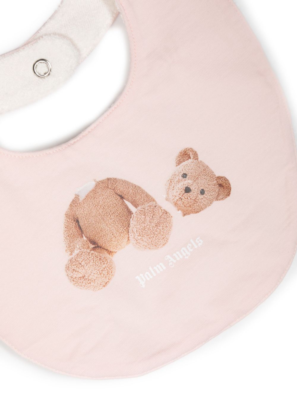 Palm Angels Kids teddy bear-print babygrow set (set of three) - Roze