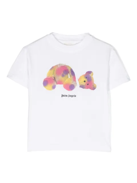 Palm Angels Kids Pop Pa Bear cotton T-shirt