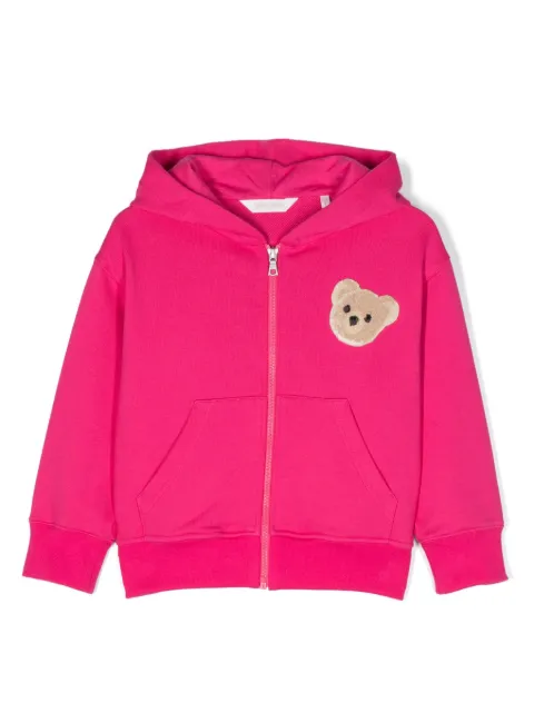 Palm Angels Kids Kapuzenjacke mit Teddy