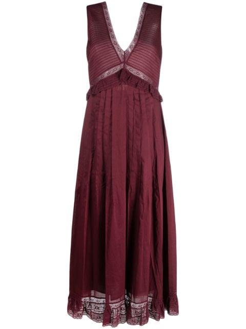 See by Chloé V-neck midi dress