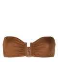 ERES Show bandeau bikini top - Brown