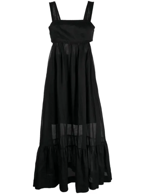ZIMMERMANN bow-detailing midi dress