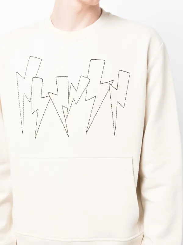 Neil barrett hotsell thunderbolt sweatshirt