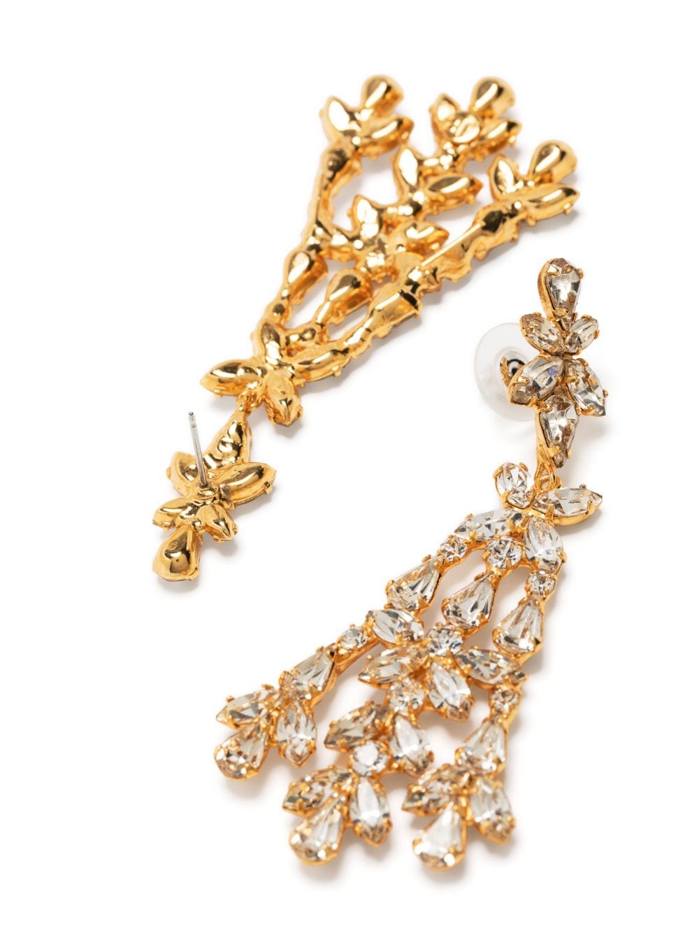 Jennifer Behr crystal-embellished Drop Earrings - Farfetch