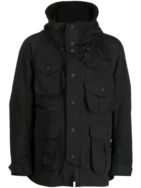 White Mountaineering chaqueta tipo cargo con capucha