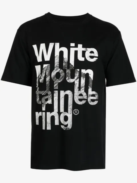 White Mountaineering logo-print cotton T-shirt 