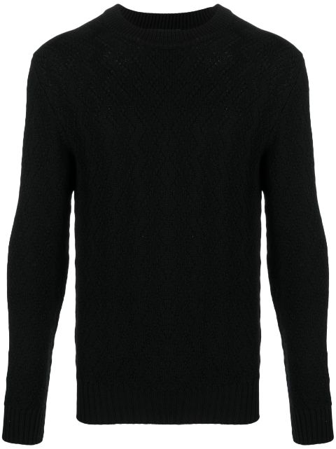 Tagliatore crew-neck virgin wool jumper Men