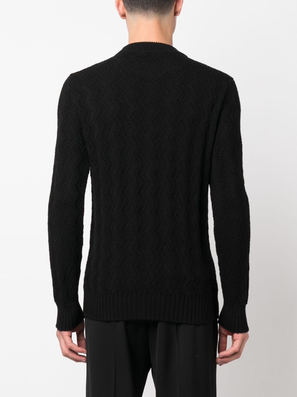 Tagliatore crew-neck virgin wool jumper Men