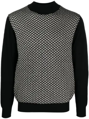 Mens clearance herringbone sweater