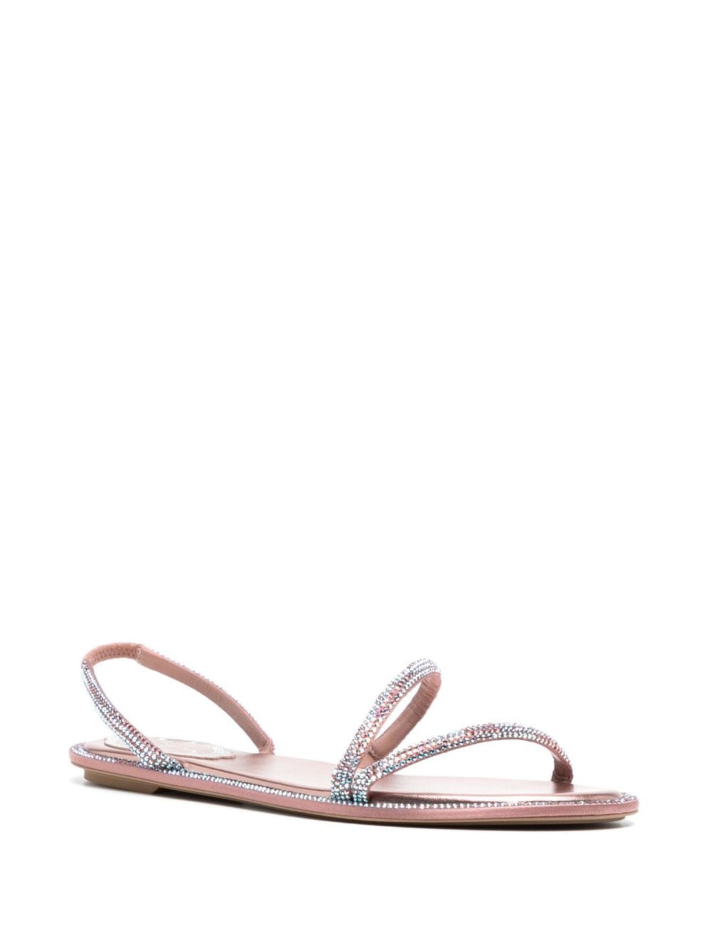 René Caovilla rhinestone-embellished Flat Sandals - Farfetch