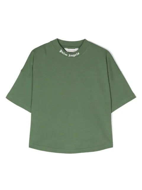 Palm Angels Kids logo-print cotton T-shirt
