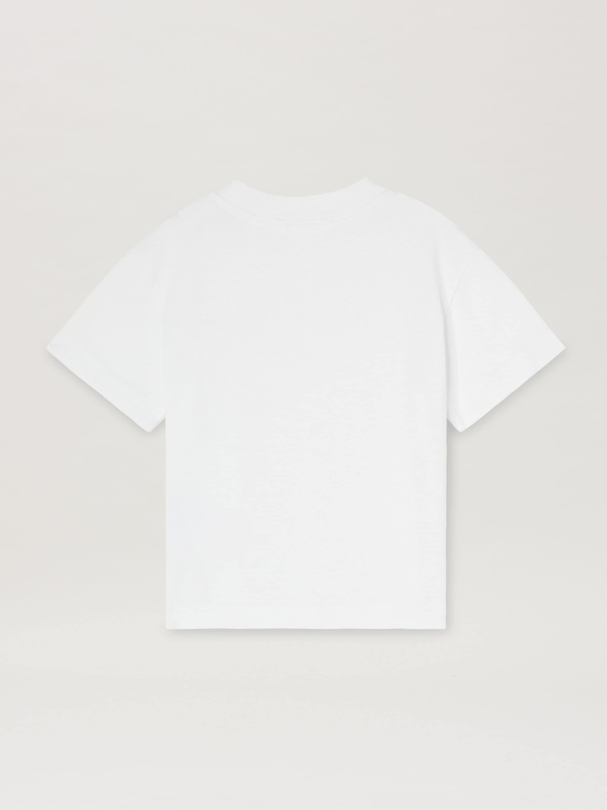 Palm Angels-White Logo T-Shirt