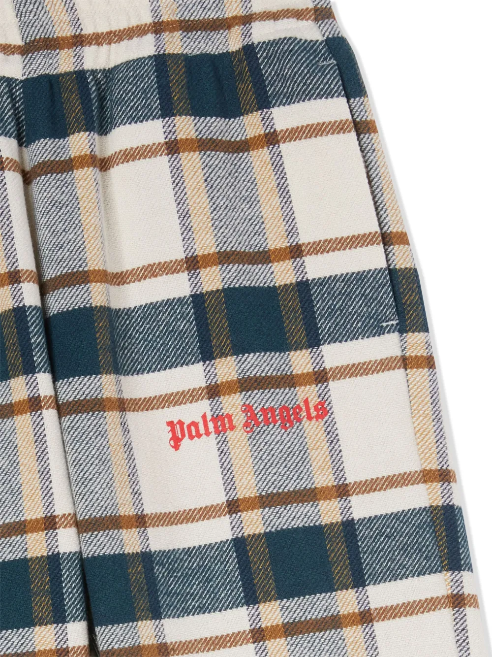 Palm Angels Kids Broek met logoprint Groen