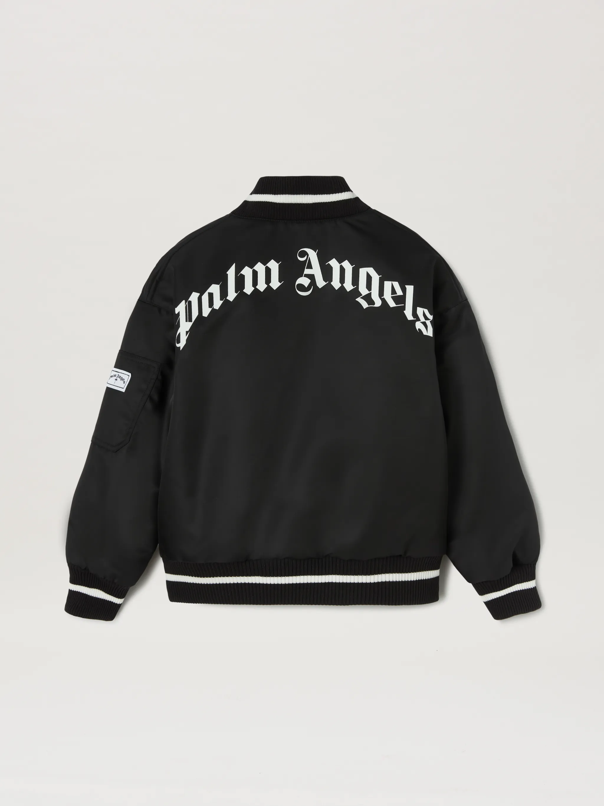 Curved Logo Oversize Bomber
