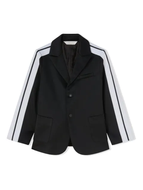 Palm Angels Kids two-tone single-breasted blazer