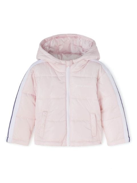 Palm Angels Kids logo-print padded jacket