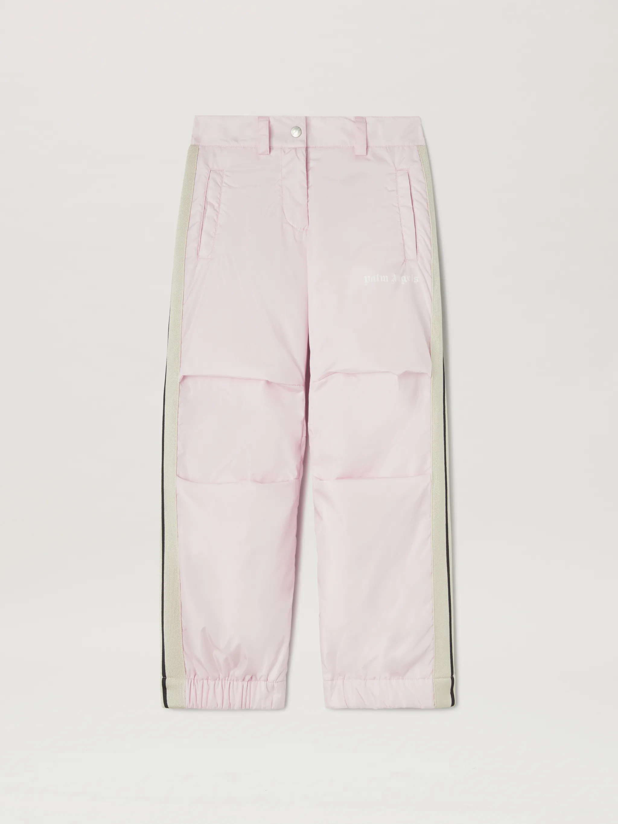 Logo Track Padded Tech Pants in pink - Palm Angels® Official