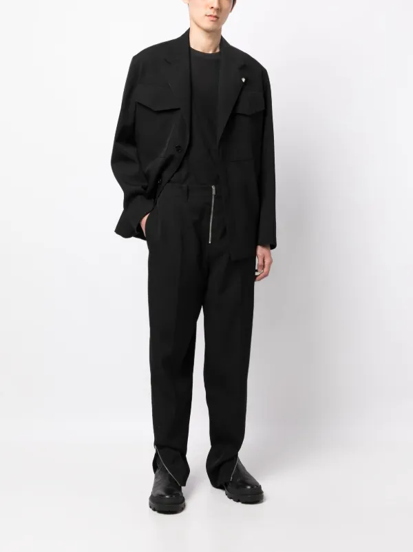 Jil Sander テーパードパンツ | ブラック | FARFETCH JP