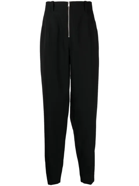 Jil Sander zip-fastening wool tapered trousers