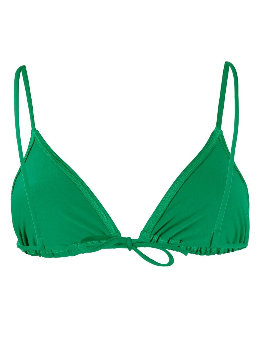 Shop Eres Mouna Triangle Bikini Top In Green