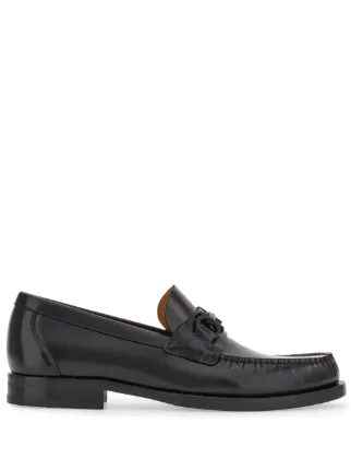 Ferragamo ガンチーニ レザーローファー | ブラック | FARFETCH JP