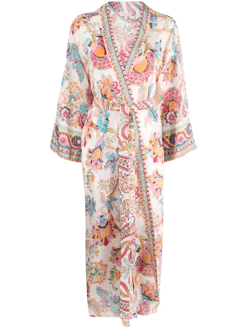 Anjuna Kandela floral-print tied coat