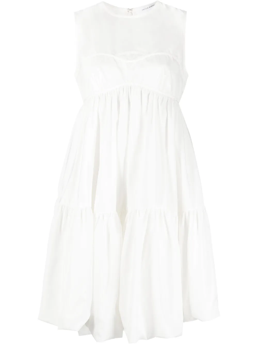 Cecilie Bahnsen bow-detail minidress | White | Image 1