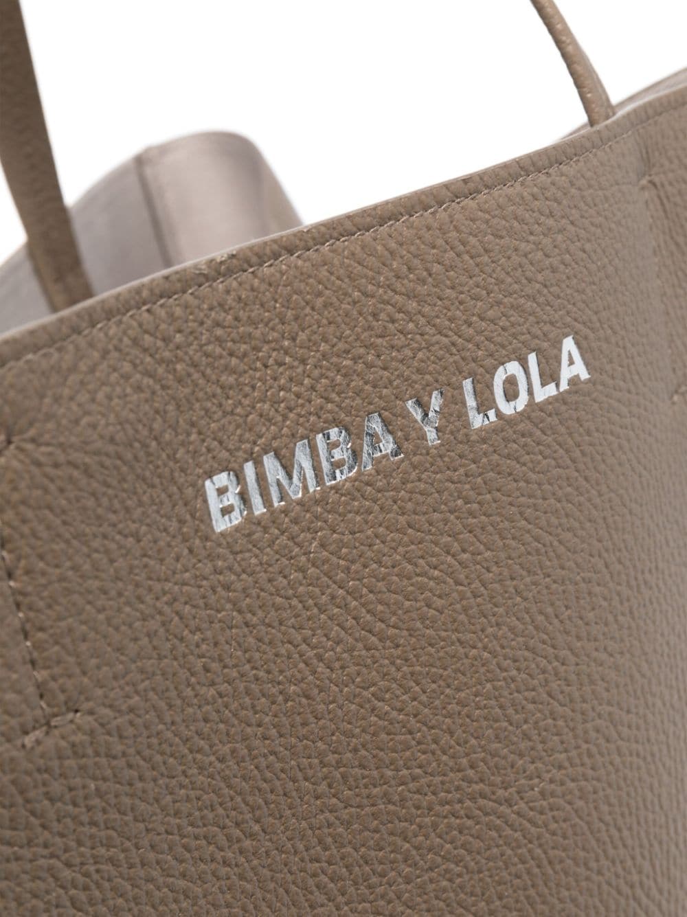Bimba Y Lola Medium tonal-logo Tote Bag - Brown