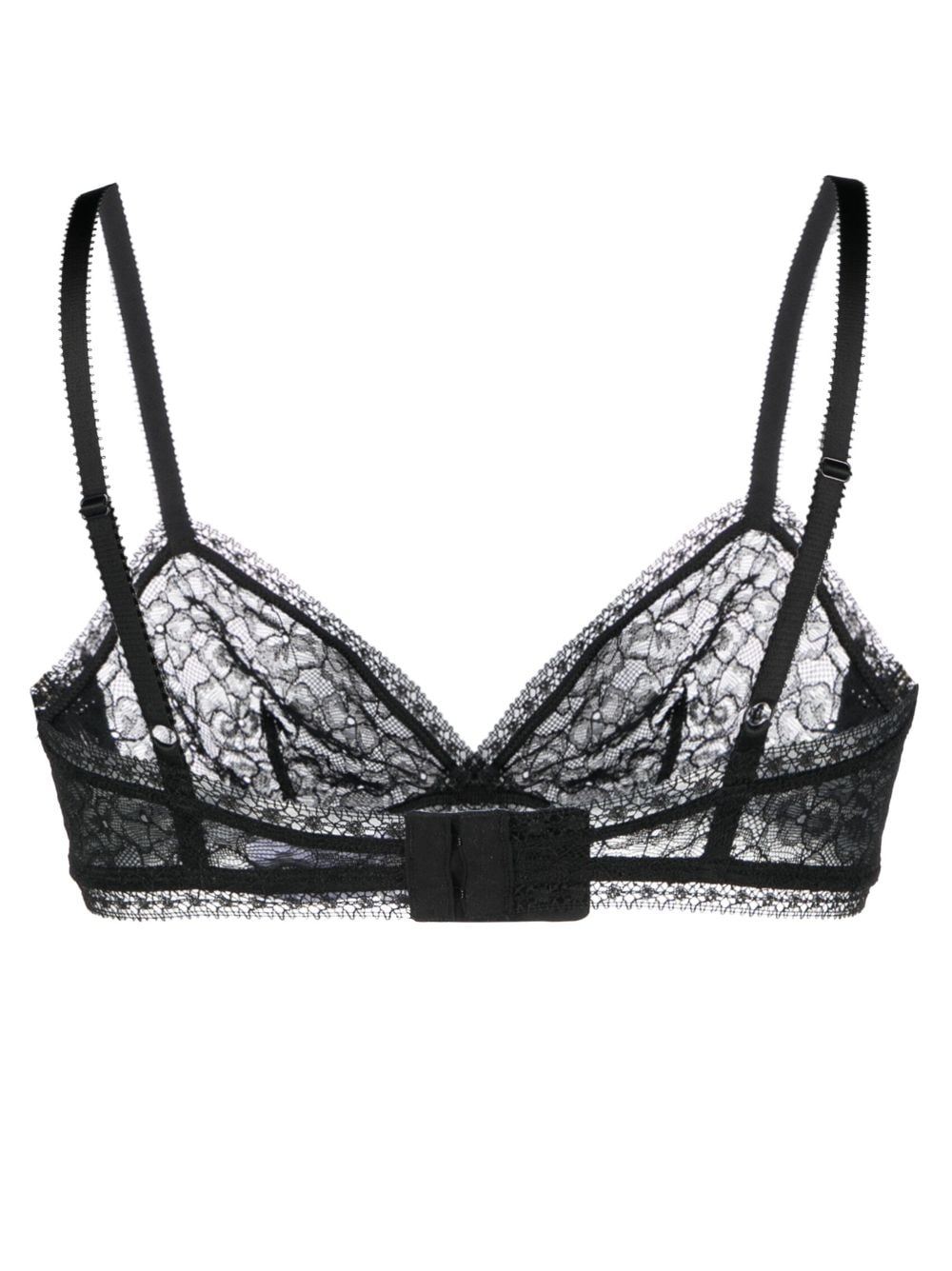 Shop Eres Douce Triangle Bra In Black