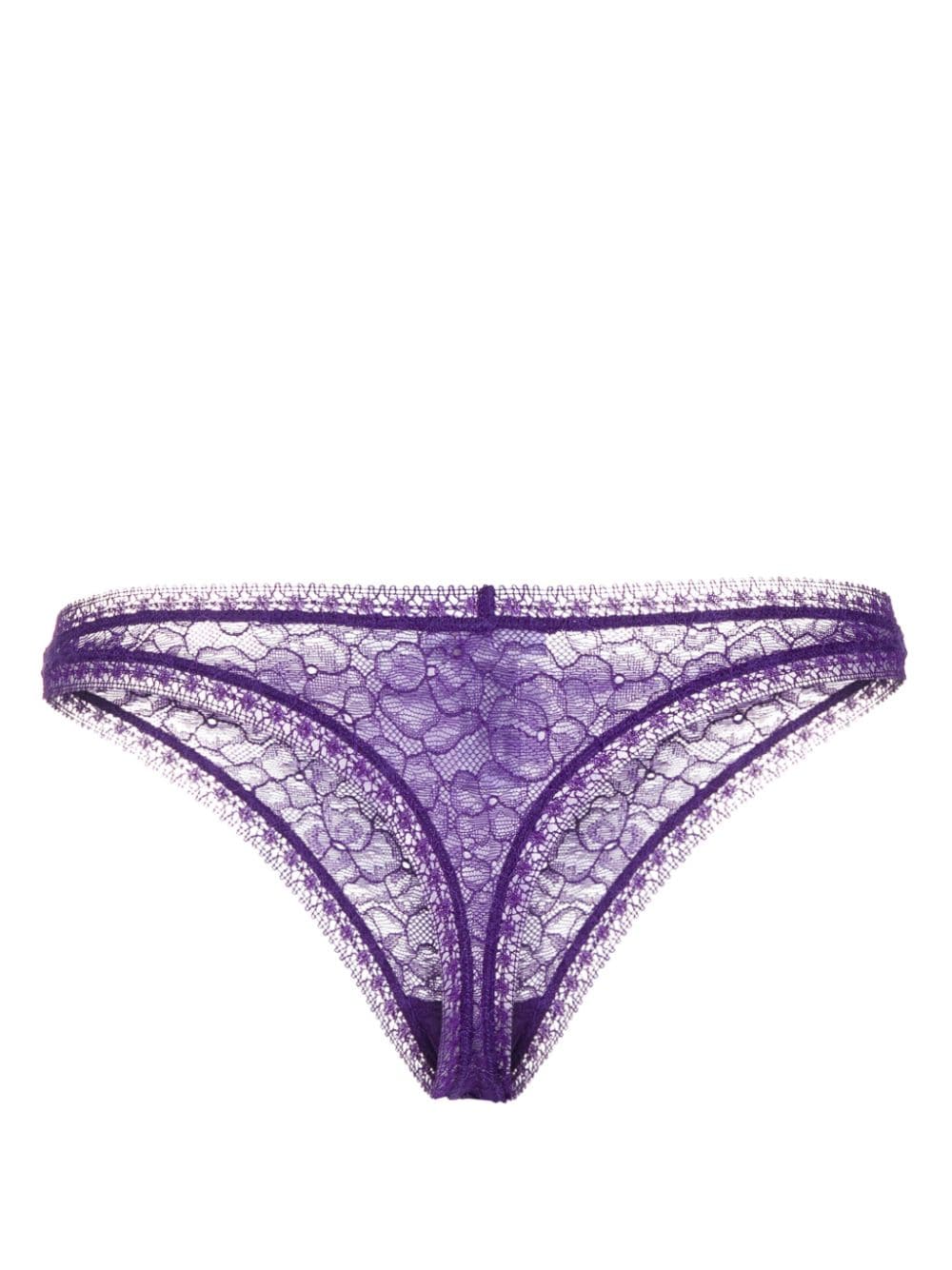 Image 2 of ERES Reflet stretch-lace thong